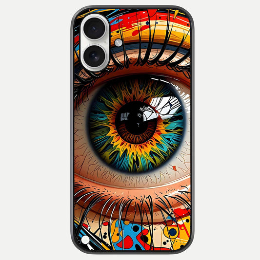 Colorful Eye Glass Case For iPhone 17 by Custom World