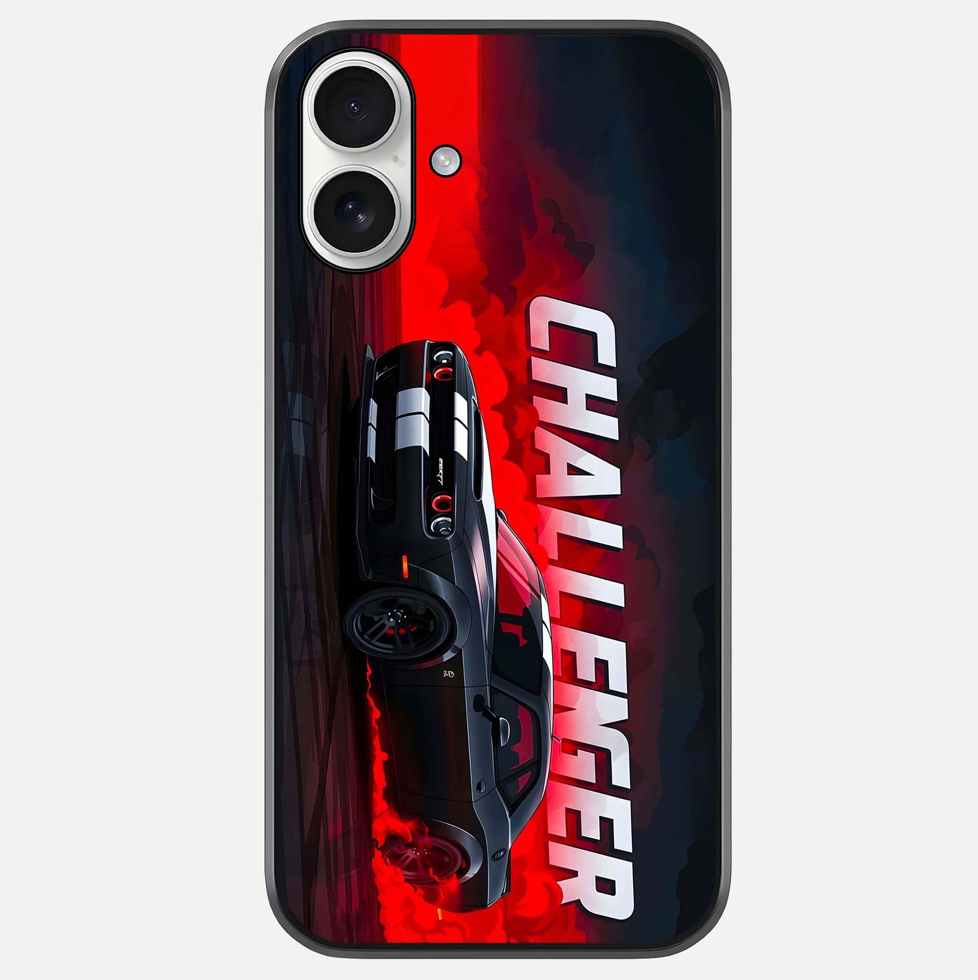 Crimson Challenger Fury Glass Case For iPhone 17 by Custom World