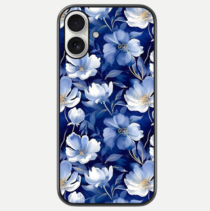 Cute Floral Patterns Glass Case For iPhone 17 by Custom World