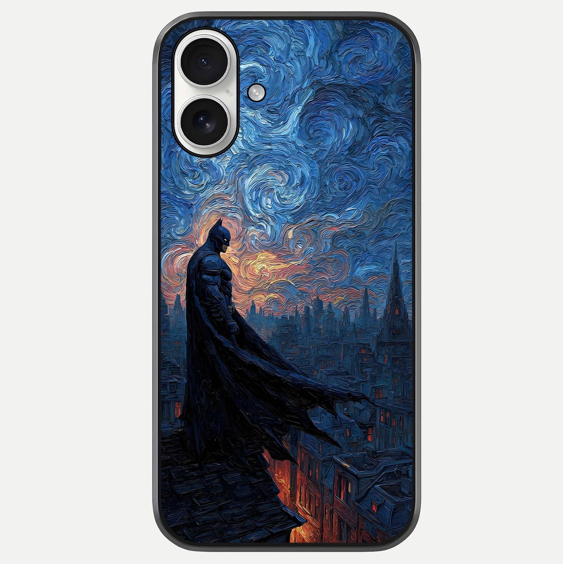 Dark Knight Dusk Glass Case For iPhone 17 by Custom World