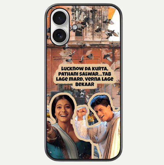 Desi Retro Vibes Glass Case For iPhone 17 by Custom World