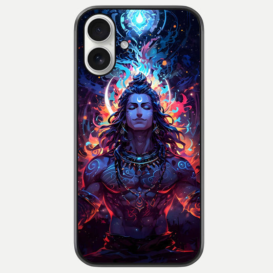 Divine Fire Shiv Glass Case For iPhone 17 by Custom World