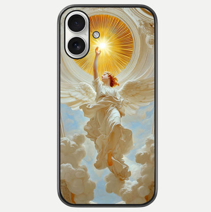 Divine Light Angel Glass Case For iPhone 17 by Custom World