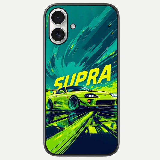 Electric Supra Thunder Glass Case For iPhone 17 by Custom World