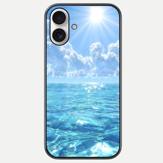 Endless Ocean Horizon Glass Case For iPhone 17 by Custom World