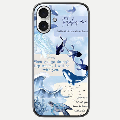 Faithful Ocean Promise Glass Case For iPhone 17 by Custom World