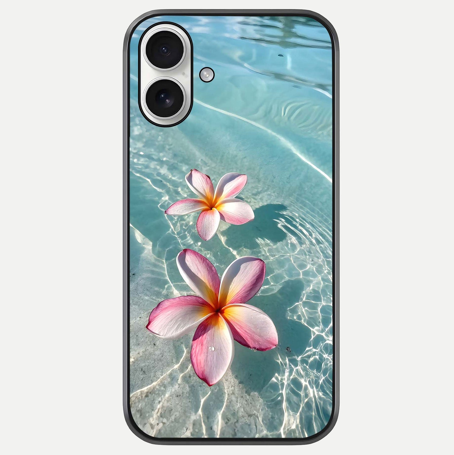 Floating Bloom Bliss Glass Case For iPhone 17 by Custom World