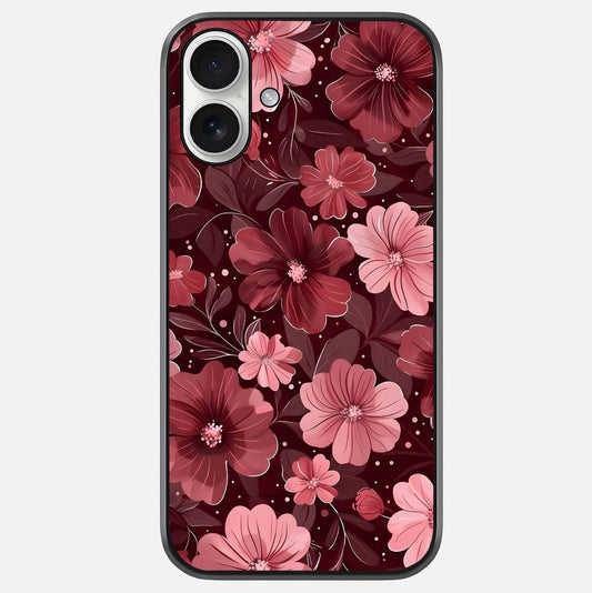 Flower Blush Bloom Glass Case For iPhone 17 by Custom World