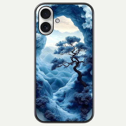 Frozen Serenity Gate Glass Case For iPhone 17 by Custom World