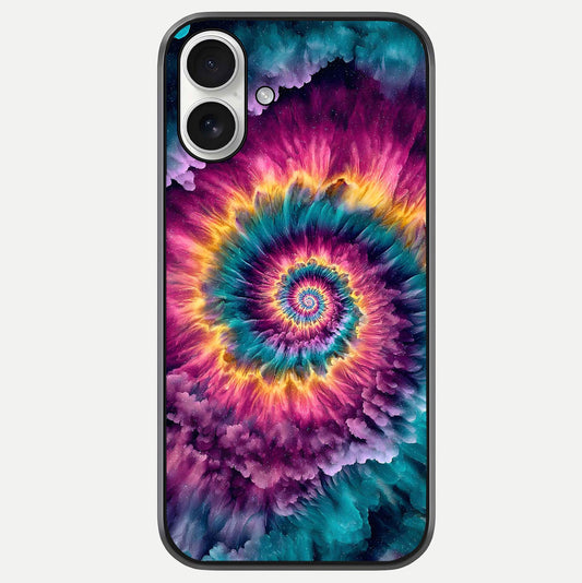 Galactic Spiral Burst Glass Case For iPhone 17 by Custom World