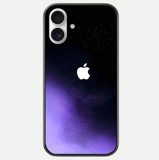 Galaxy Apple Aura Glass Case For iPhone 17 by Custom World