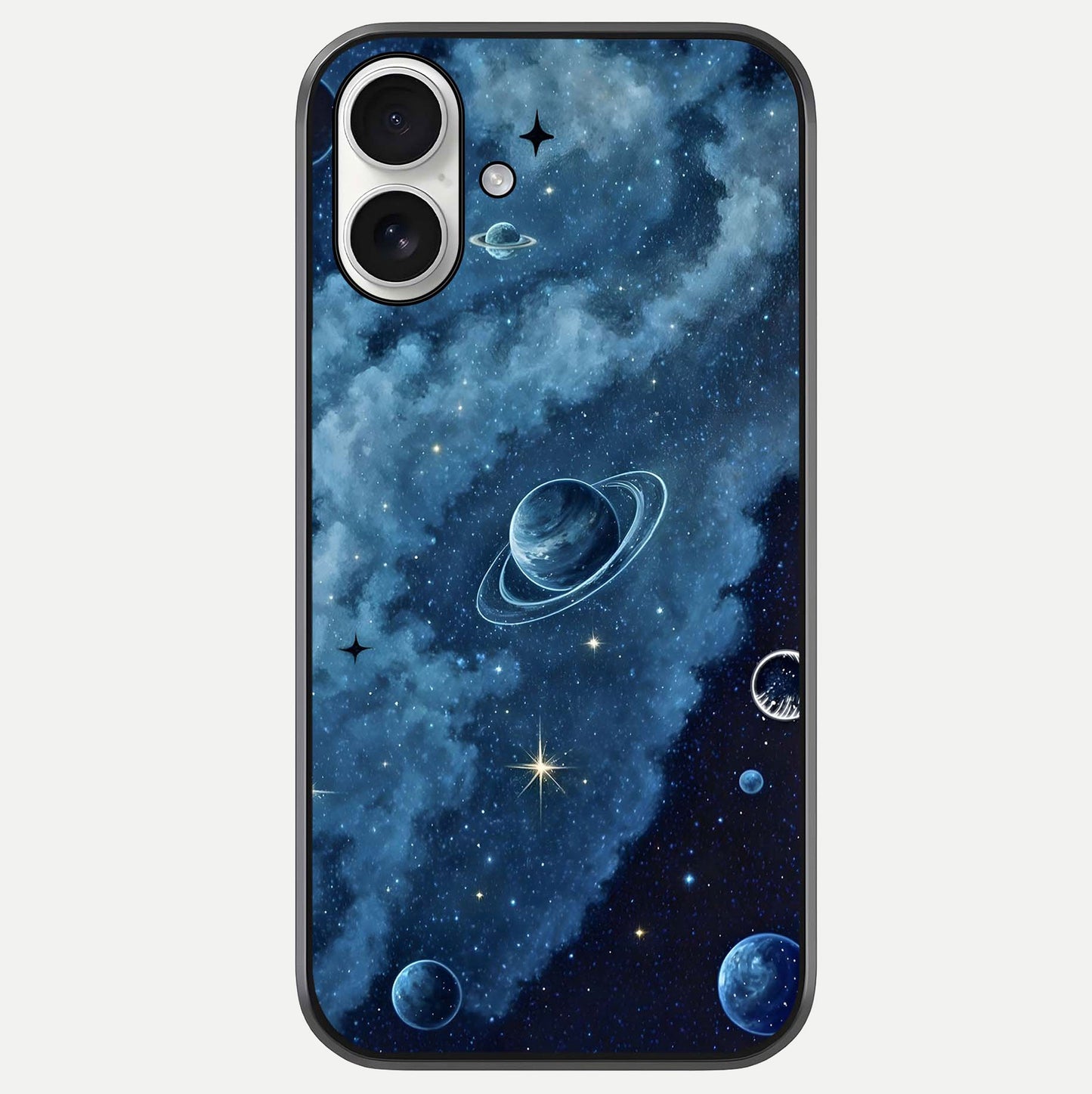 Galaxy Dream Space Glass Case For iPhone 17 by Custom World