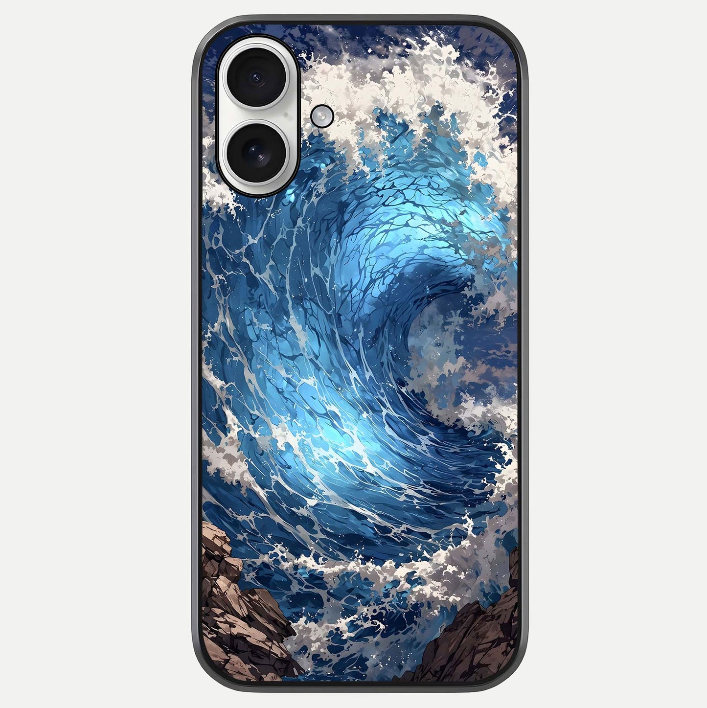 Giant Ocean Wave Glass Case For iPhone 17 by Custom World