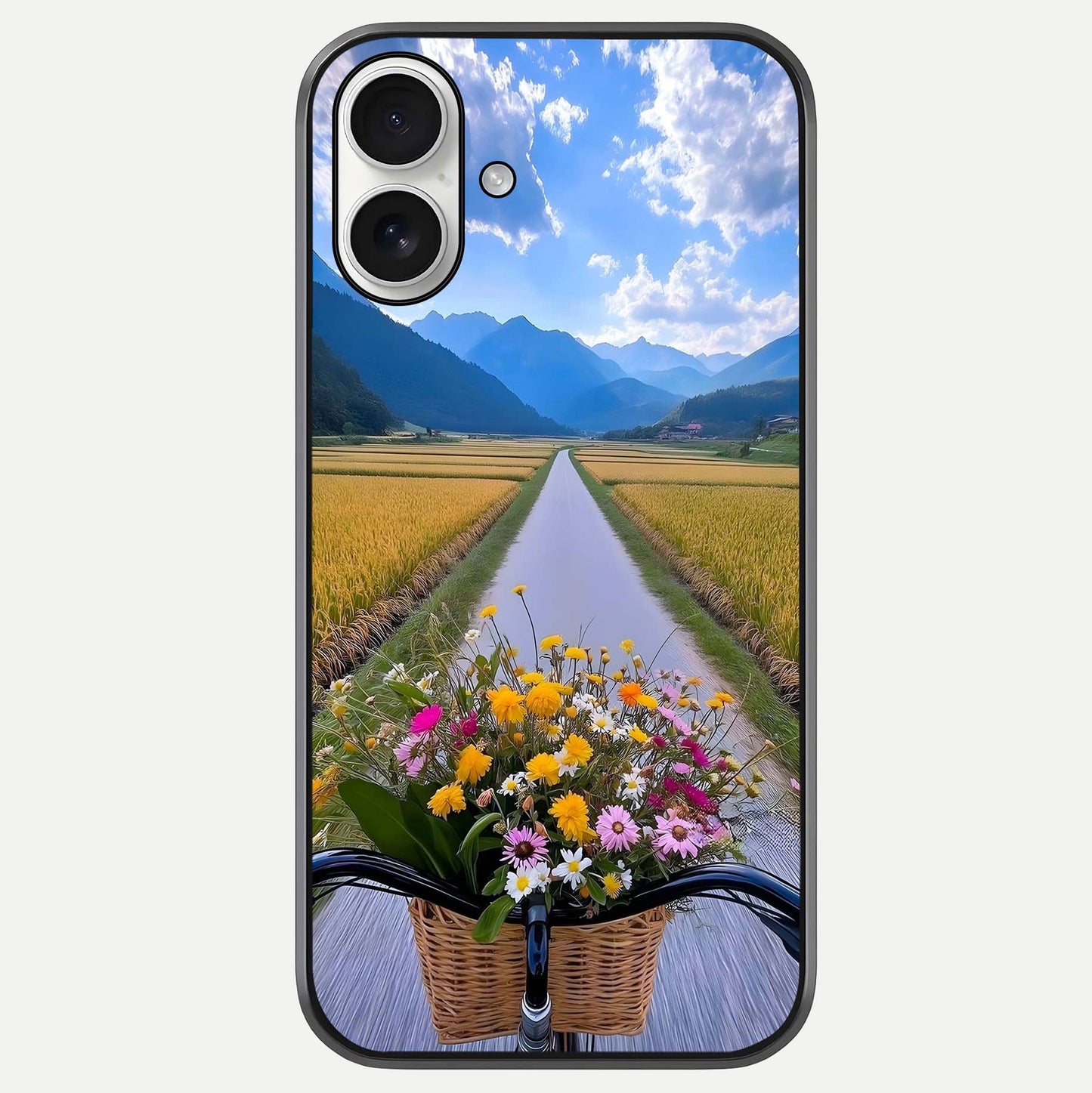 Golden Field Journey Glass Case For iPhone 17 by Custom World