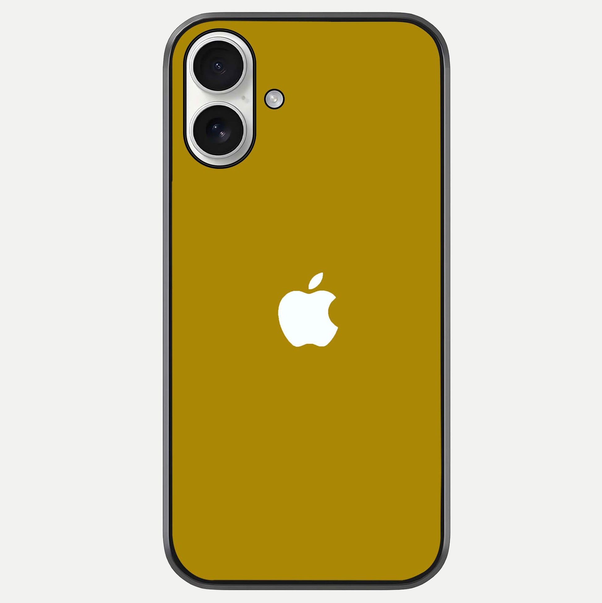 Golden Luxe Aura Glass Case For iPhone 17 by Custom World