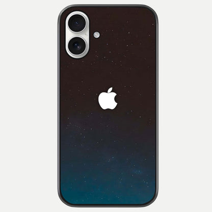 Green Emerald Apple Logo Glass Case For iPhone 17 by Custom World