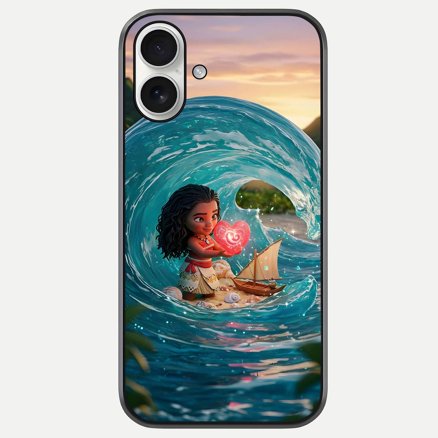 Heart of Ocean Glass Case For iPhone 17 by Custom World
