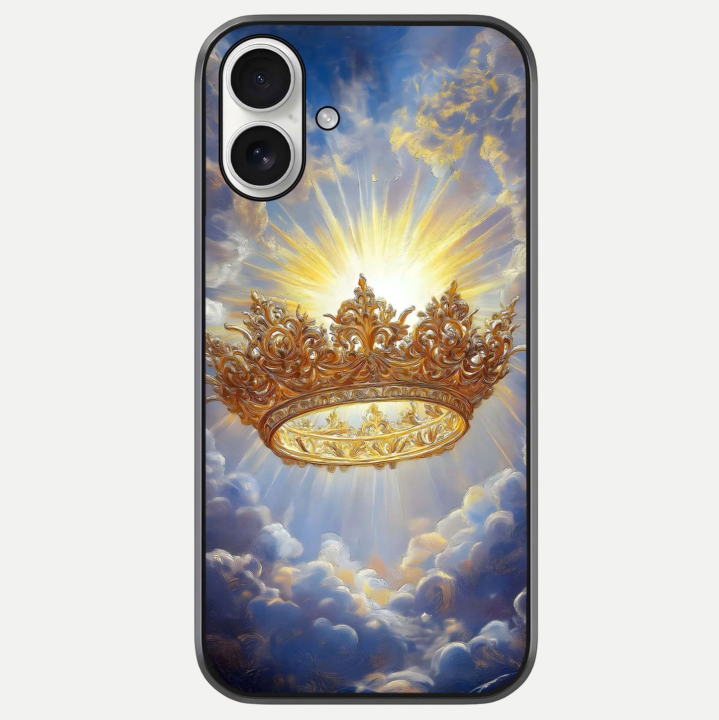 Heavenly Crown Light Glass Case For iPhone 17 by Custom World