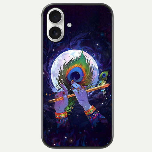 Krishna Hands Art Glass Case For iPhone 17 by Custom World