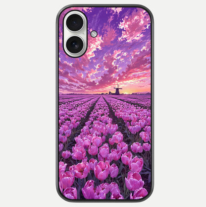 Lavender Dream Skies Glass Case For iPhone 17 by Custom World