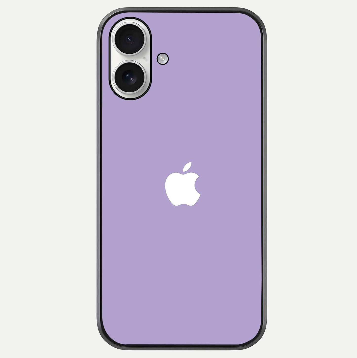Lavender Soft Minimal Glass Case For iPhone 17 by Custom World