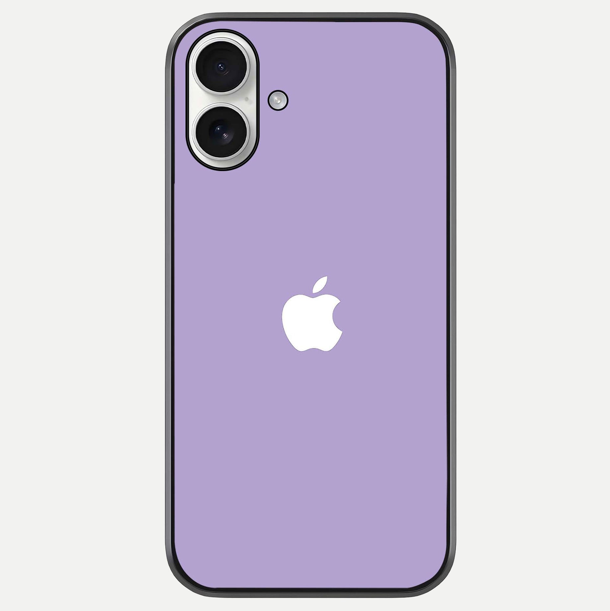 Lavender Soft Minimal Glass Case For iPhone 17 by Custom World