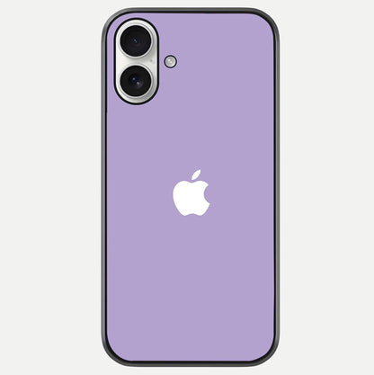 Lavender Soft Minimal Glass Case For iPhone 17 by Custom World