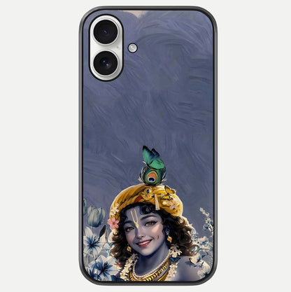 Lord Krishna Glass Case For iPhone 17 by Custom World