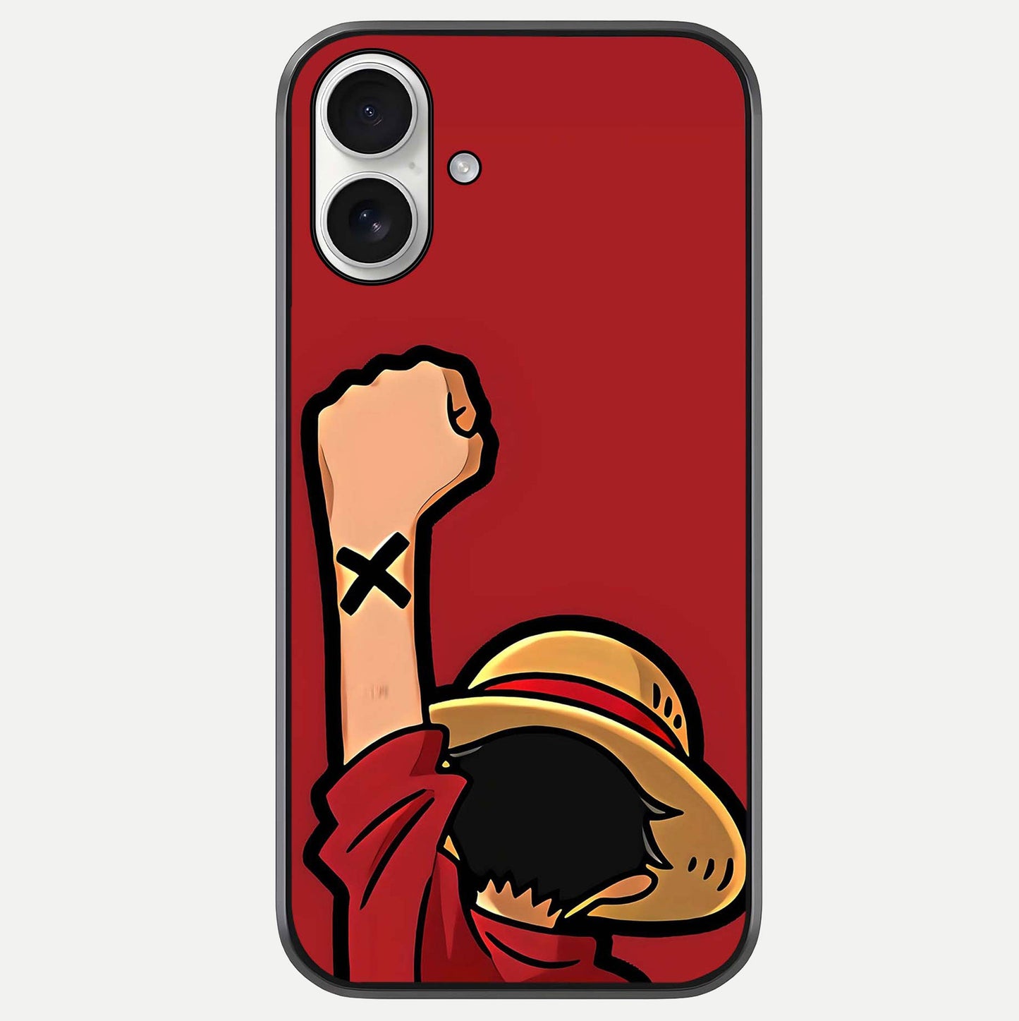 Luffy X Spirit Glass Case For iPhone 17 by Custom World