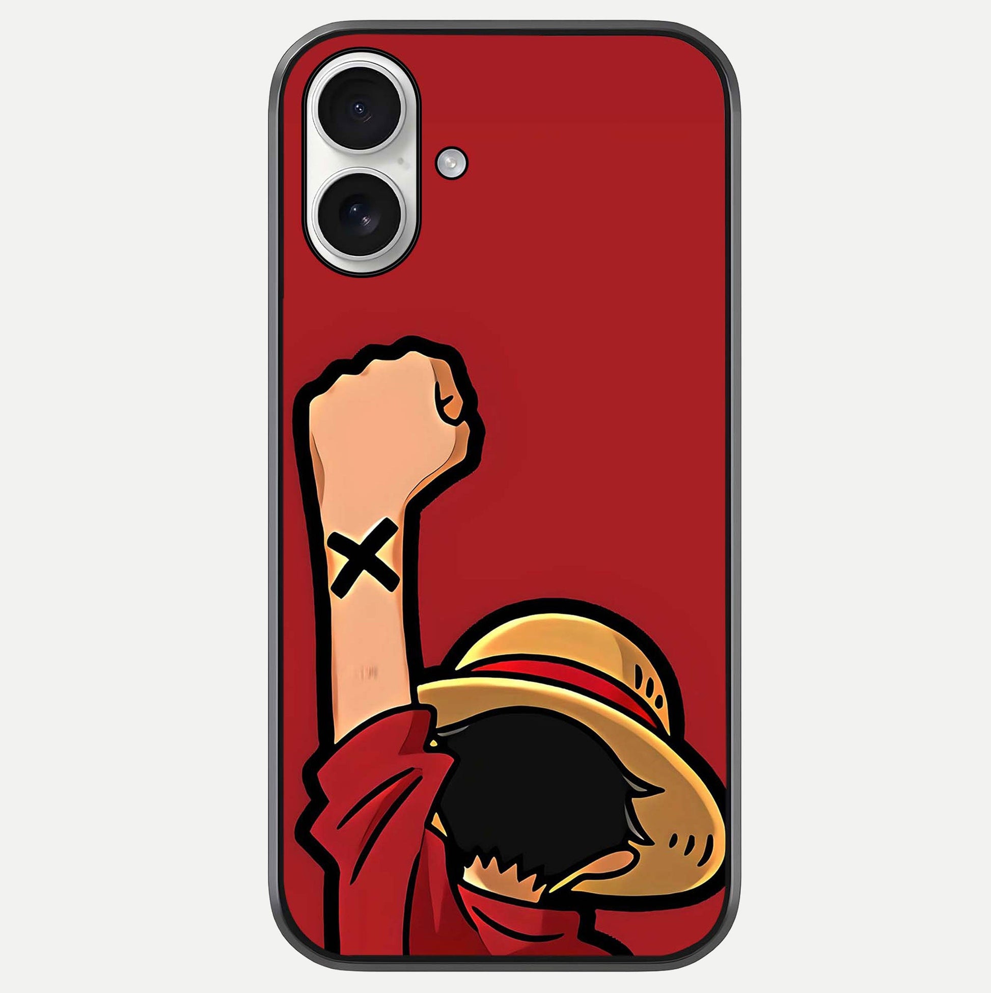 Luffy X Spirit Glass Case For iPhone 17 by Custom World