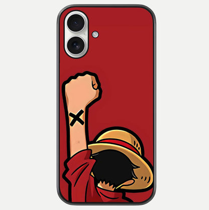 Luffy X Spirit Glass Case For iPhone 17 by Custom World