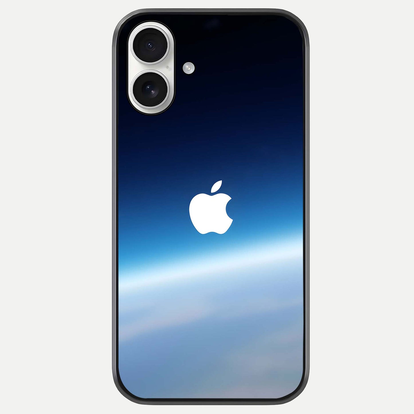 Minimal Apple Sky Glass Case For iPhone 17 by Custom World