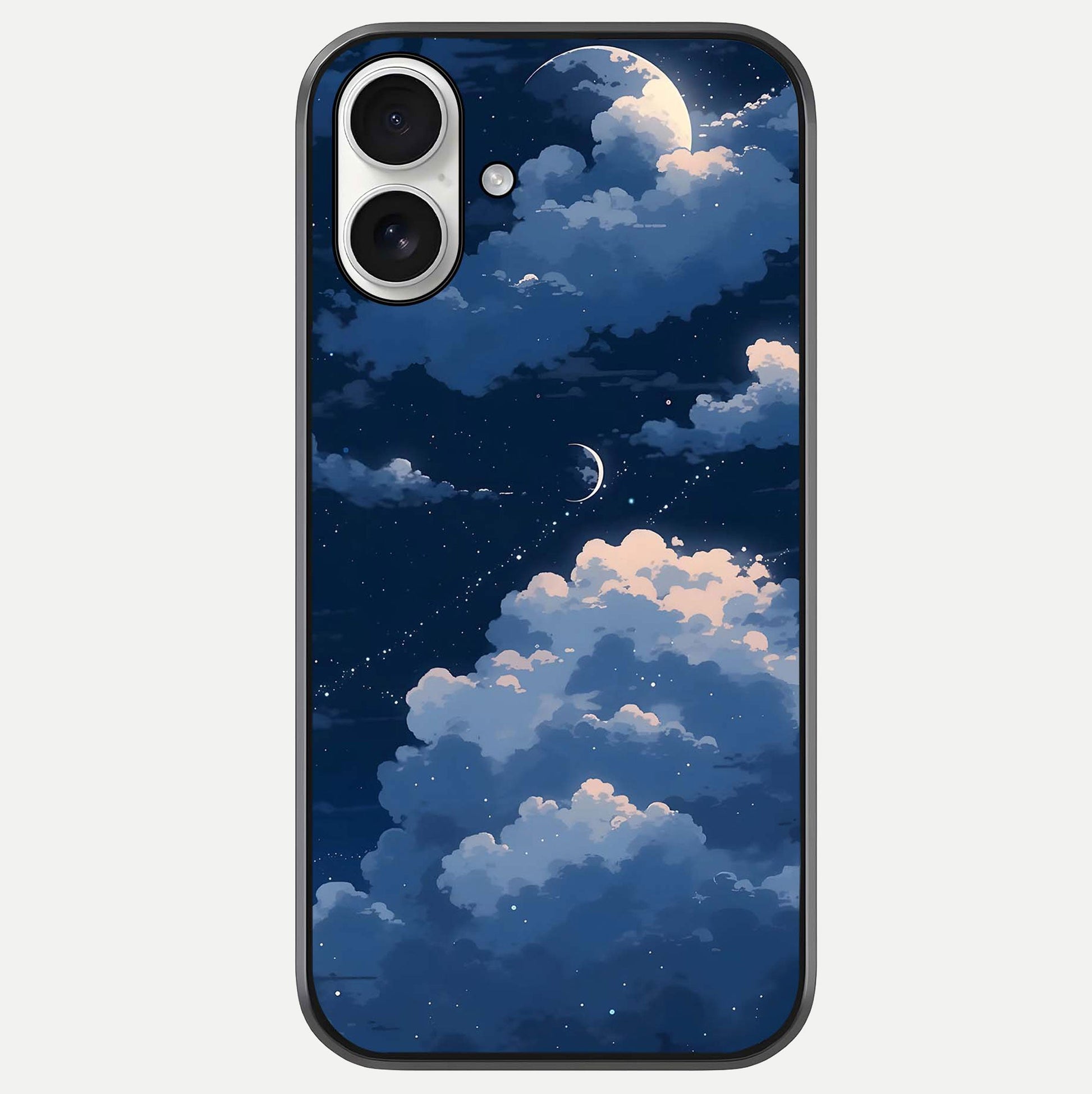 Moon Dream Haze Glass Case For iPhone 17 by Custom World
