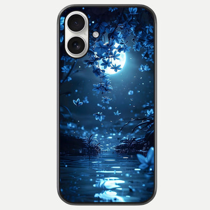 Moonlight Petal Dream Glass Case For iPhone 17 by Custom World