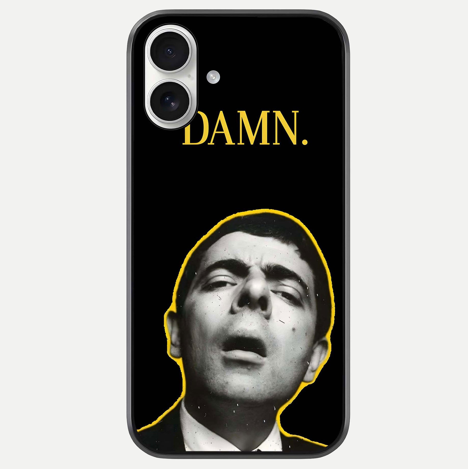 Mr Bean Damn Glass Case For iPhone 17 by Custom World