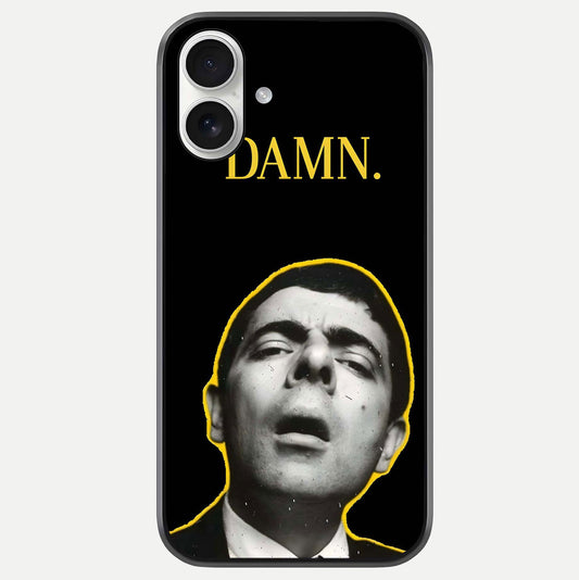Mr Bean Damn Glass Case For iPhone 17 by Custom World