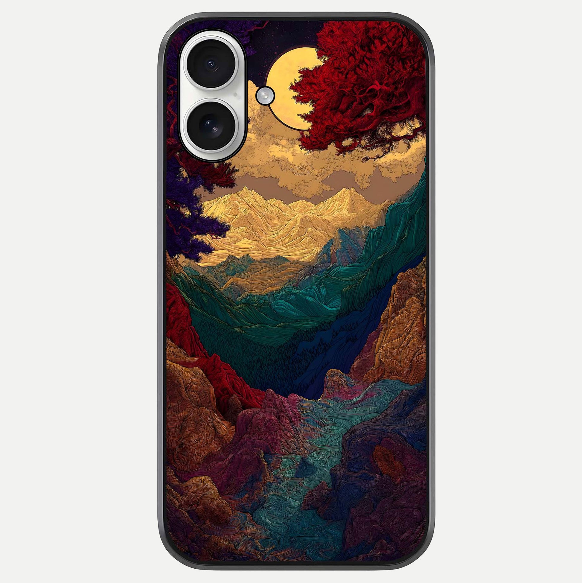 Mystic Valley Light Glass Case For iPhone 17 by Custom World