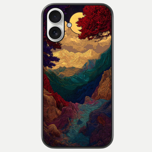 Mystic Valley Light Glass Case For iPhone 17 by Custom World