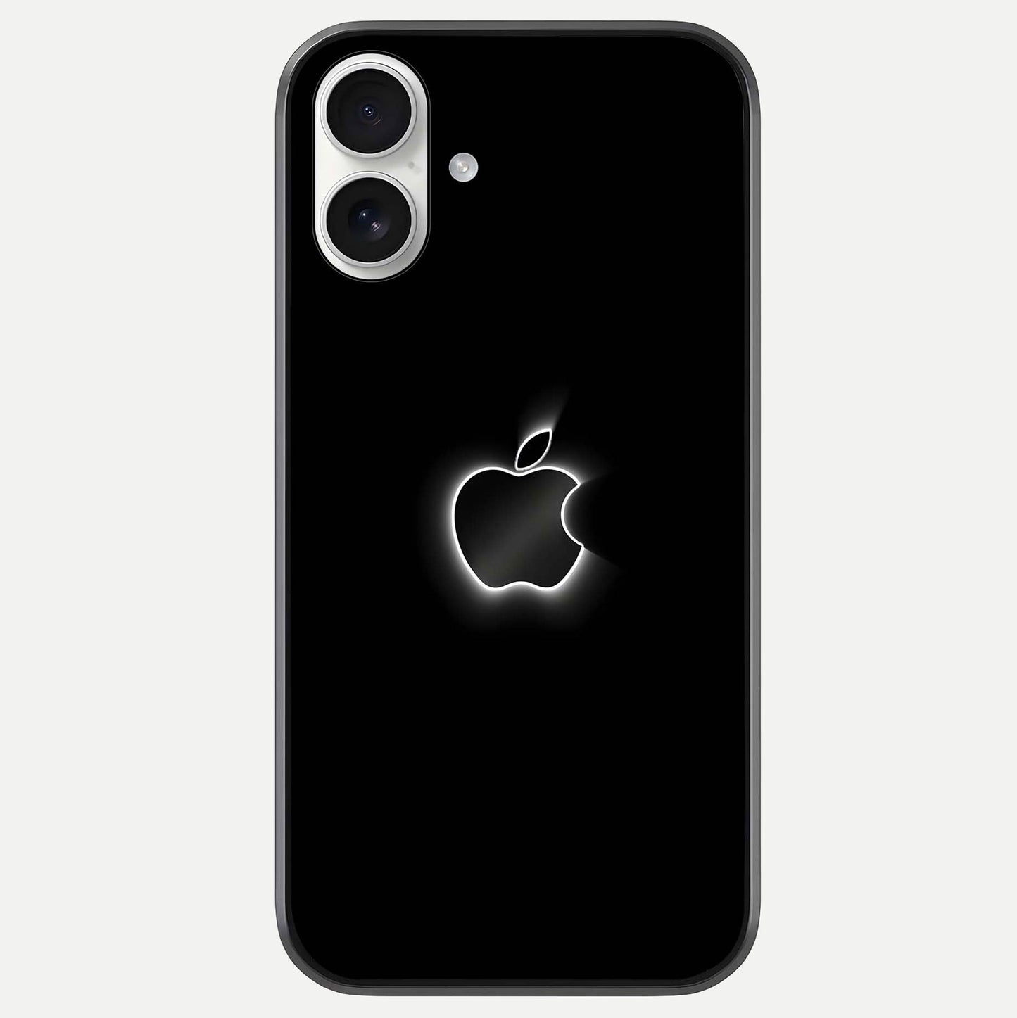 Neon Apple Glow Glass Case For iPhone 17 by Custom World