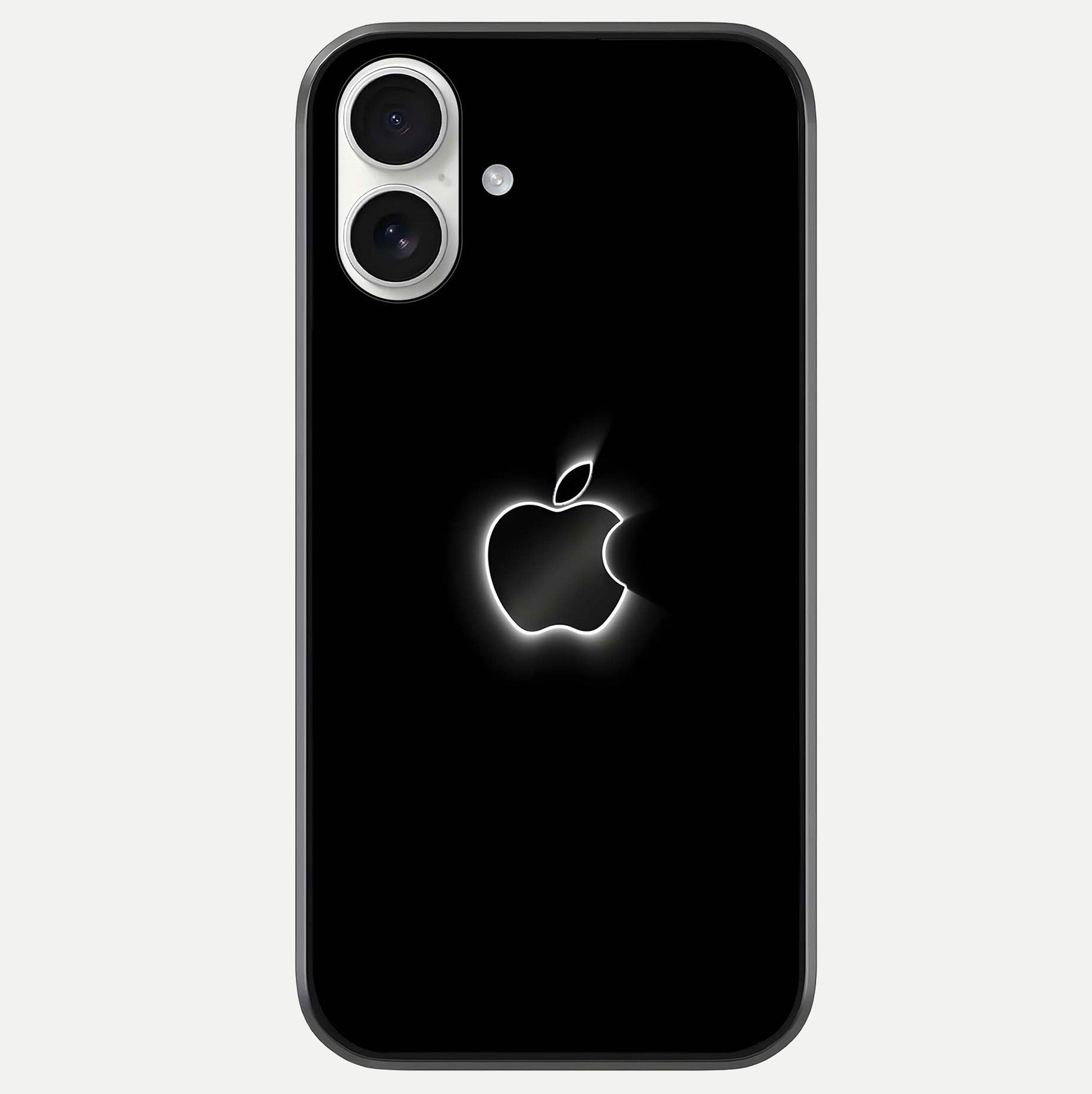 Neon Apple Glow Glass Case For iPhone 17 by Custom World