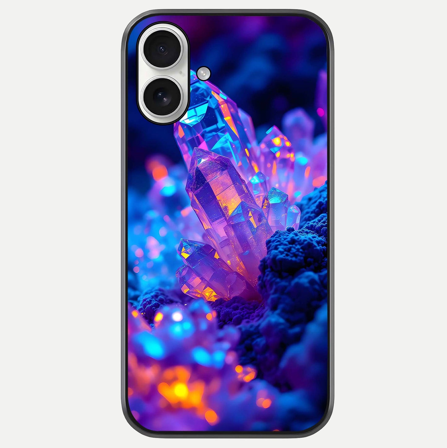 Neon Aura Shards Glass Case For iPhone 17 by Custom World