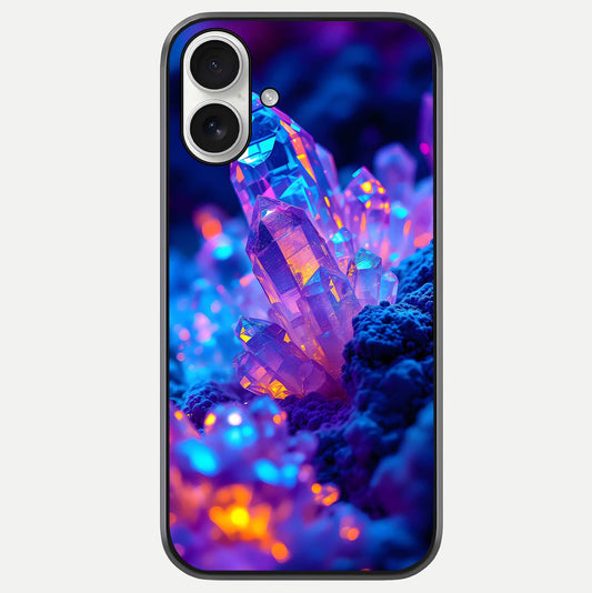 Neon Aura Shards Glass Case For iPhone 17 by Custom World