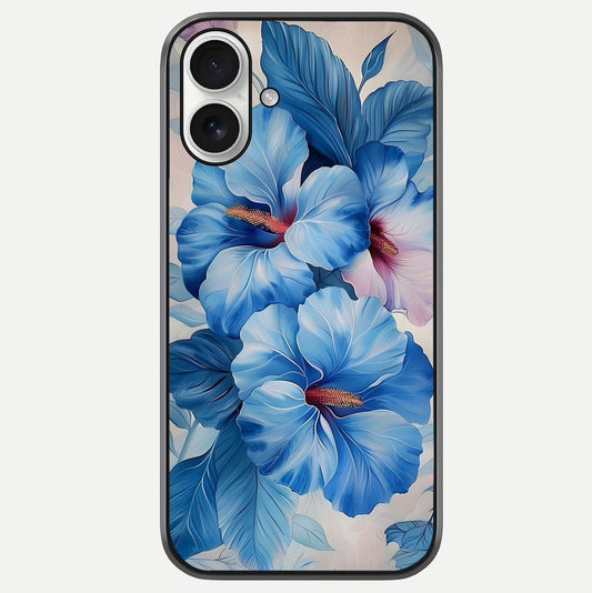 Ocean Hibiscus Grace Glass Case For iPhone 17 by Custom World