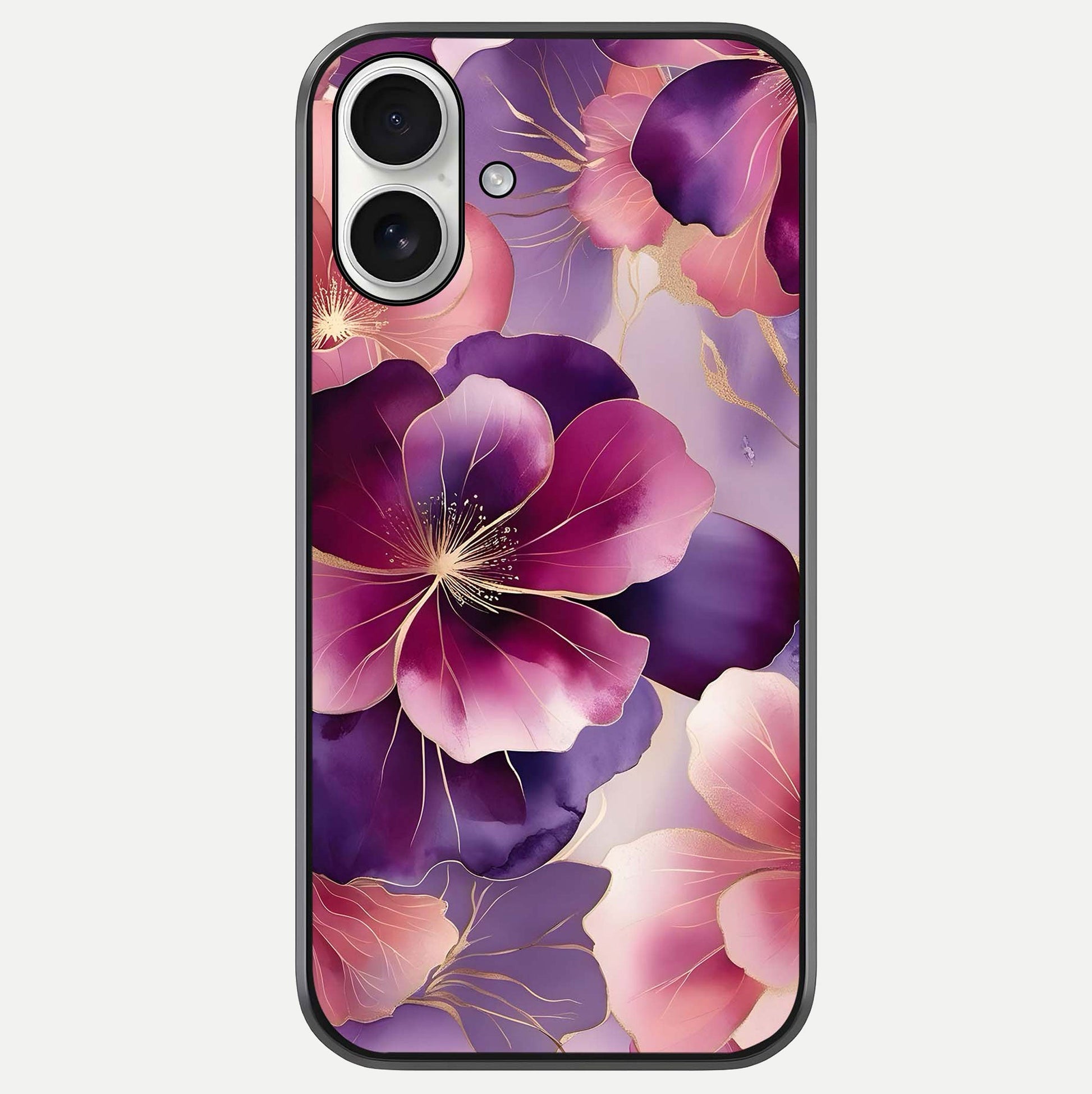 Pink Bouquet Florals Glass Case For iPhone 17 by Custom World