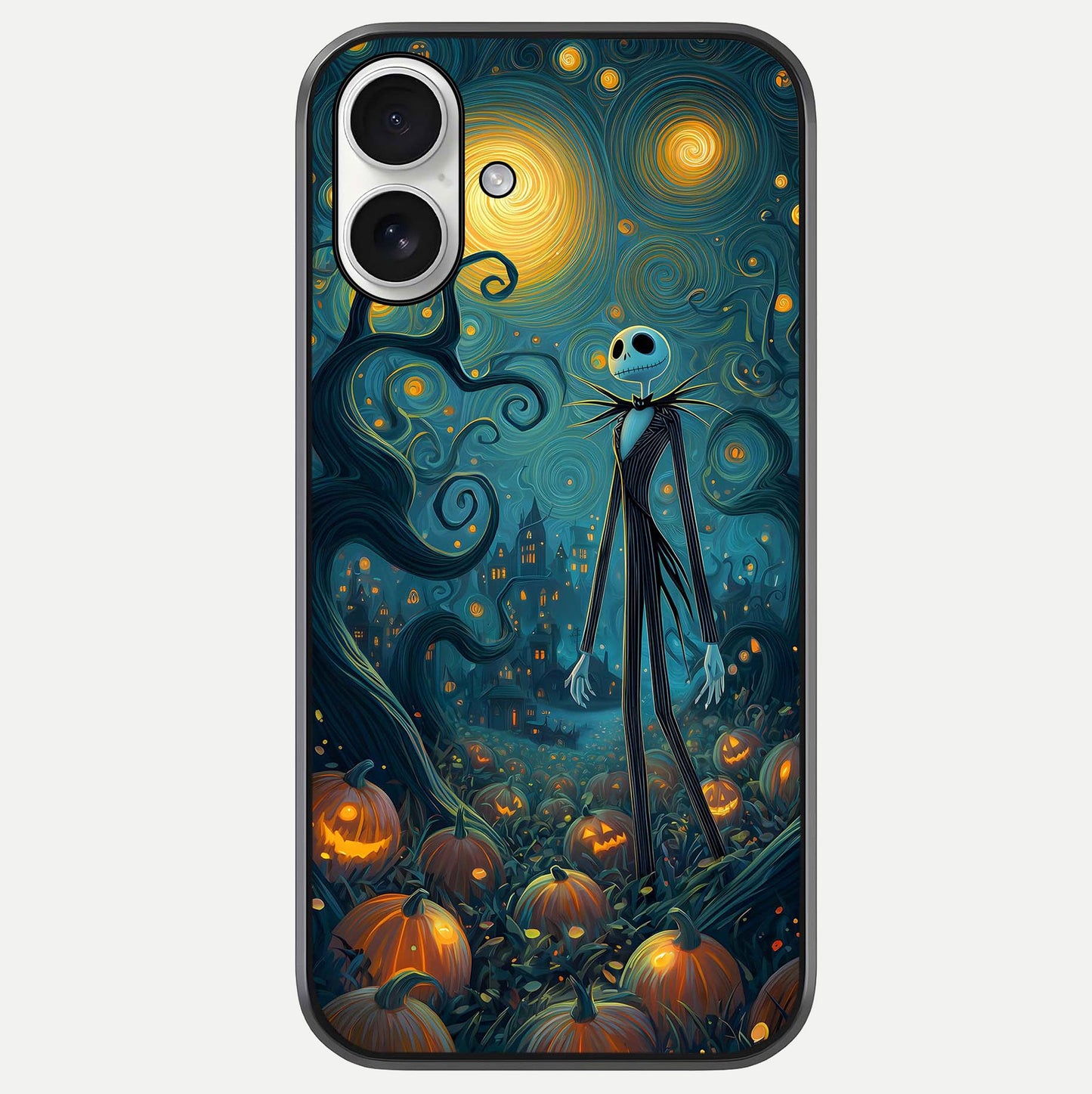 Pumpkin Moonlight Tale Glass Case For iPhone 17 by Custom World