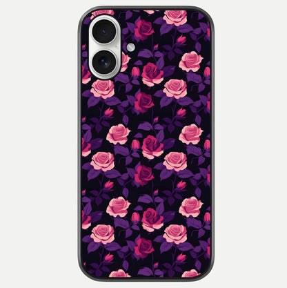 Rose Garden Twilight Glass Case For iPhone 17 by Custom World