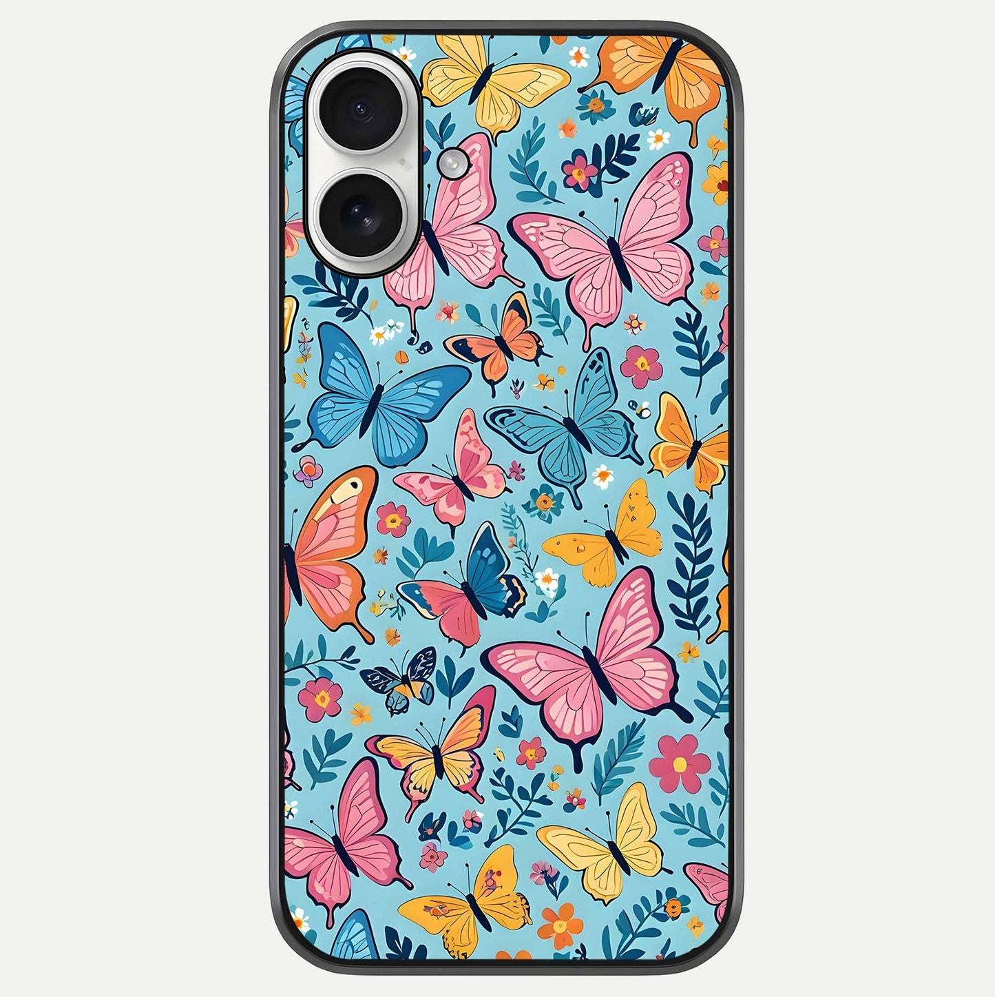 Spring Wing Garden Glass Case For iPhone 17 by Custom World