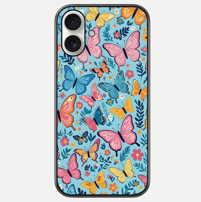 Spring Wing Garden Glass Case For iPhone 17 by Custom World