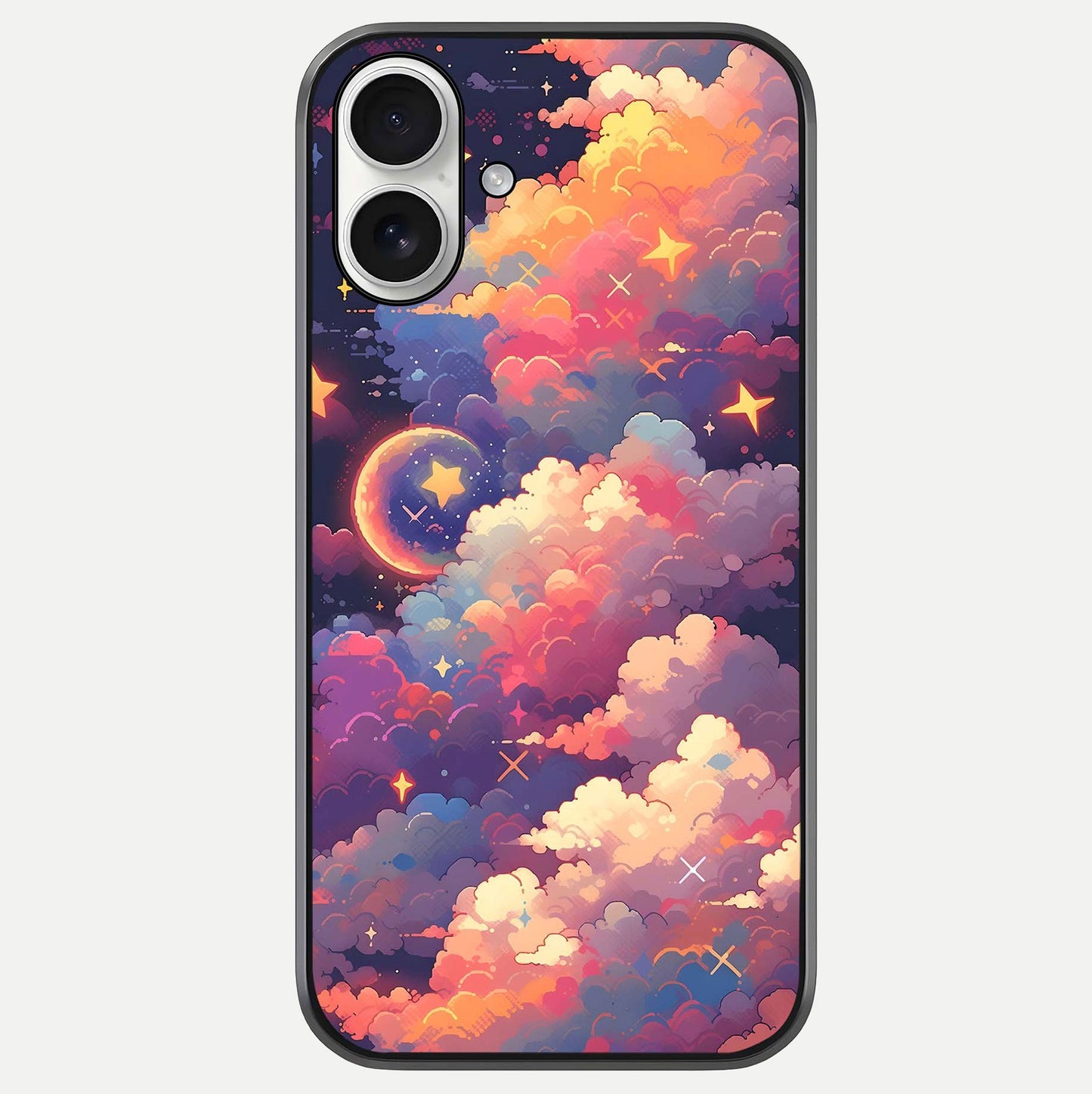 Starlit Dream Clouds Glass Case For iPhone 17 by Custom World