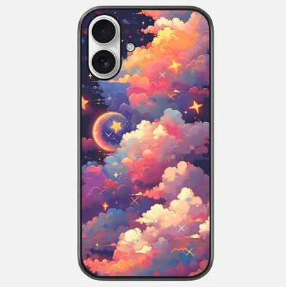 Starlit Dream Clouds Glass Case For iPhone 17 by Custom World